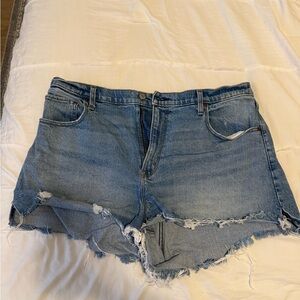 Abercrombie & Fitch The Cutoff Short High Rise Denim Short